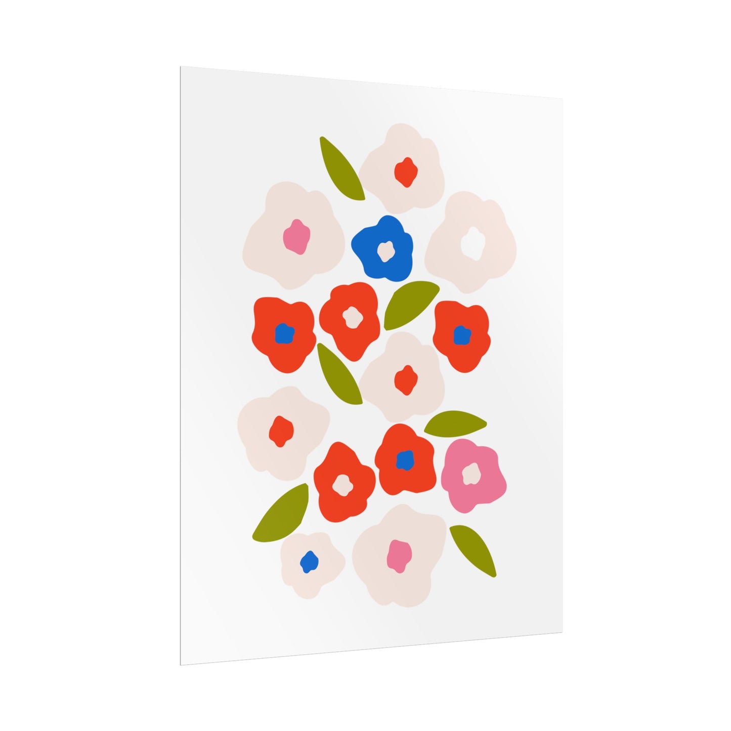 Mod Bloom Color Caravan Print