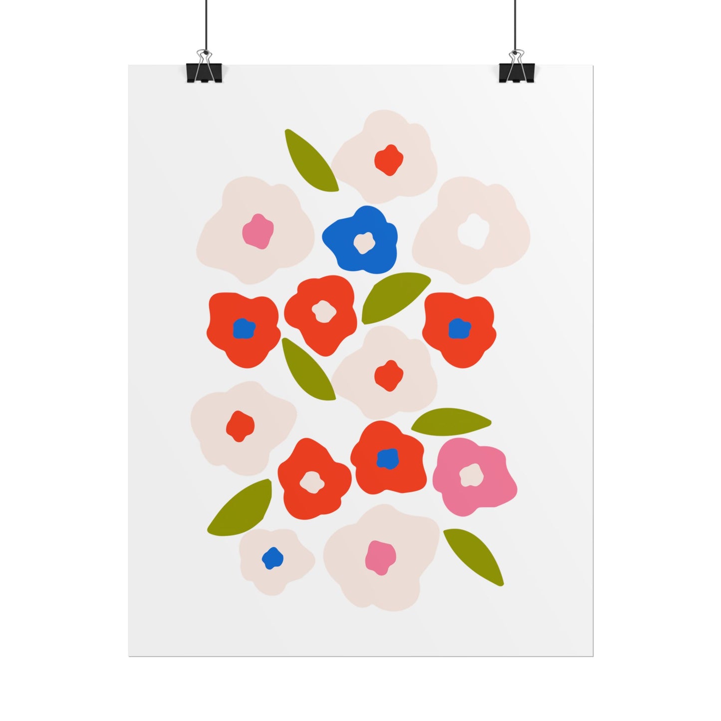 Mod Bloom Color Caravan Print