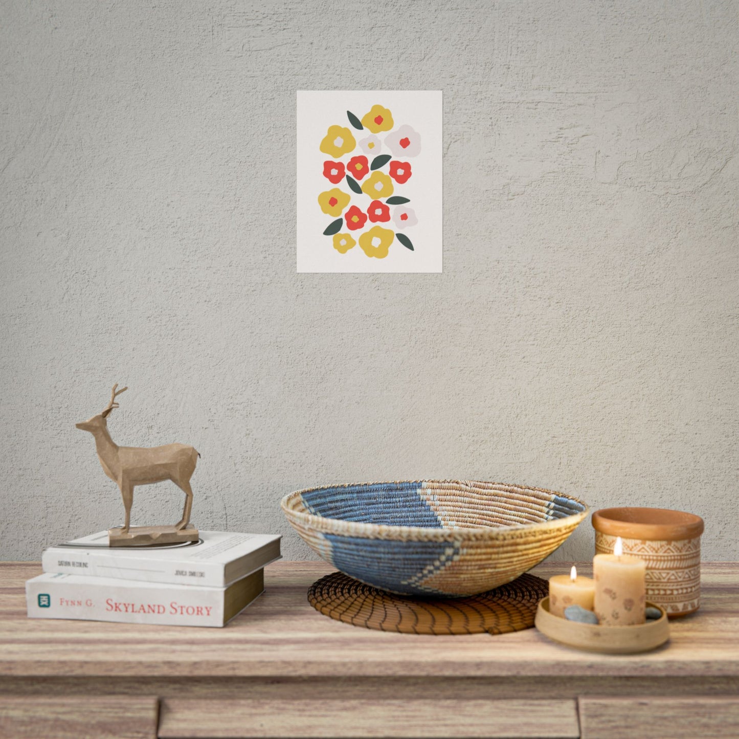 Mod Bloom Dreamhouse Print