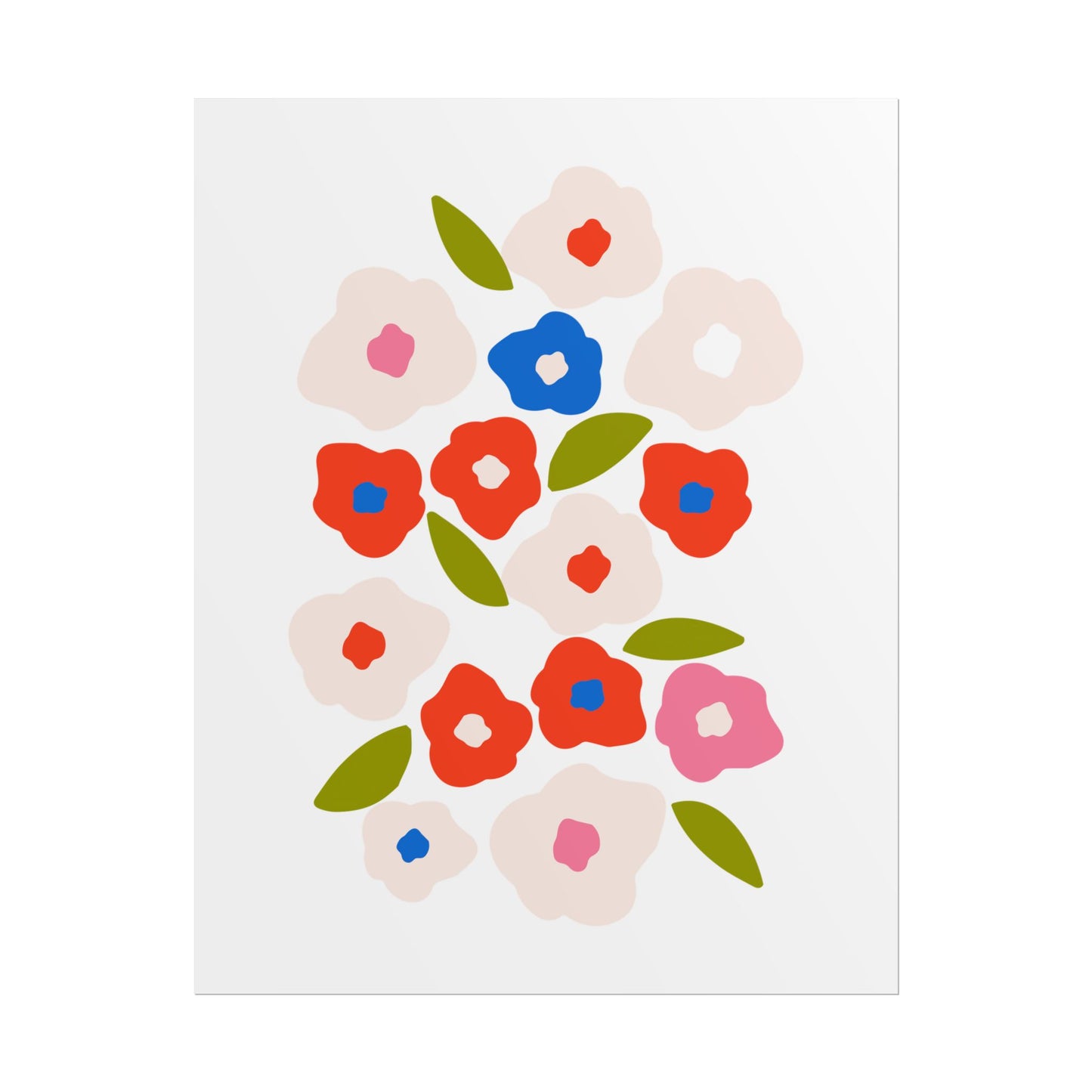 Mod Bloom Color Caravan Print