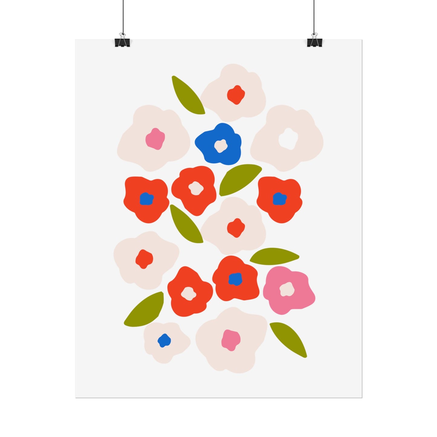 Mod Bloom Color Caravan Print