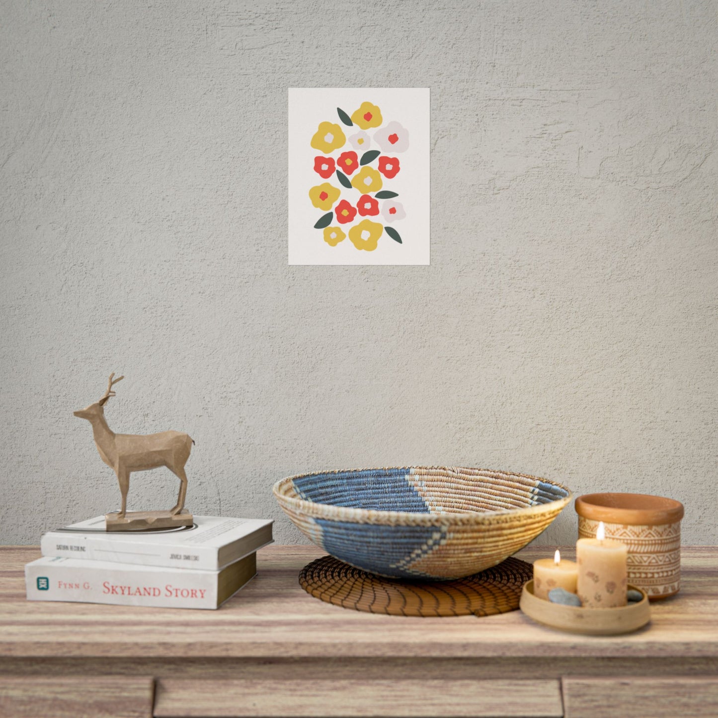 Mod Bloom Dreamhouse Print