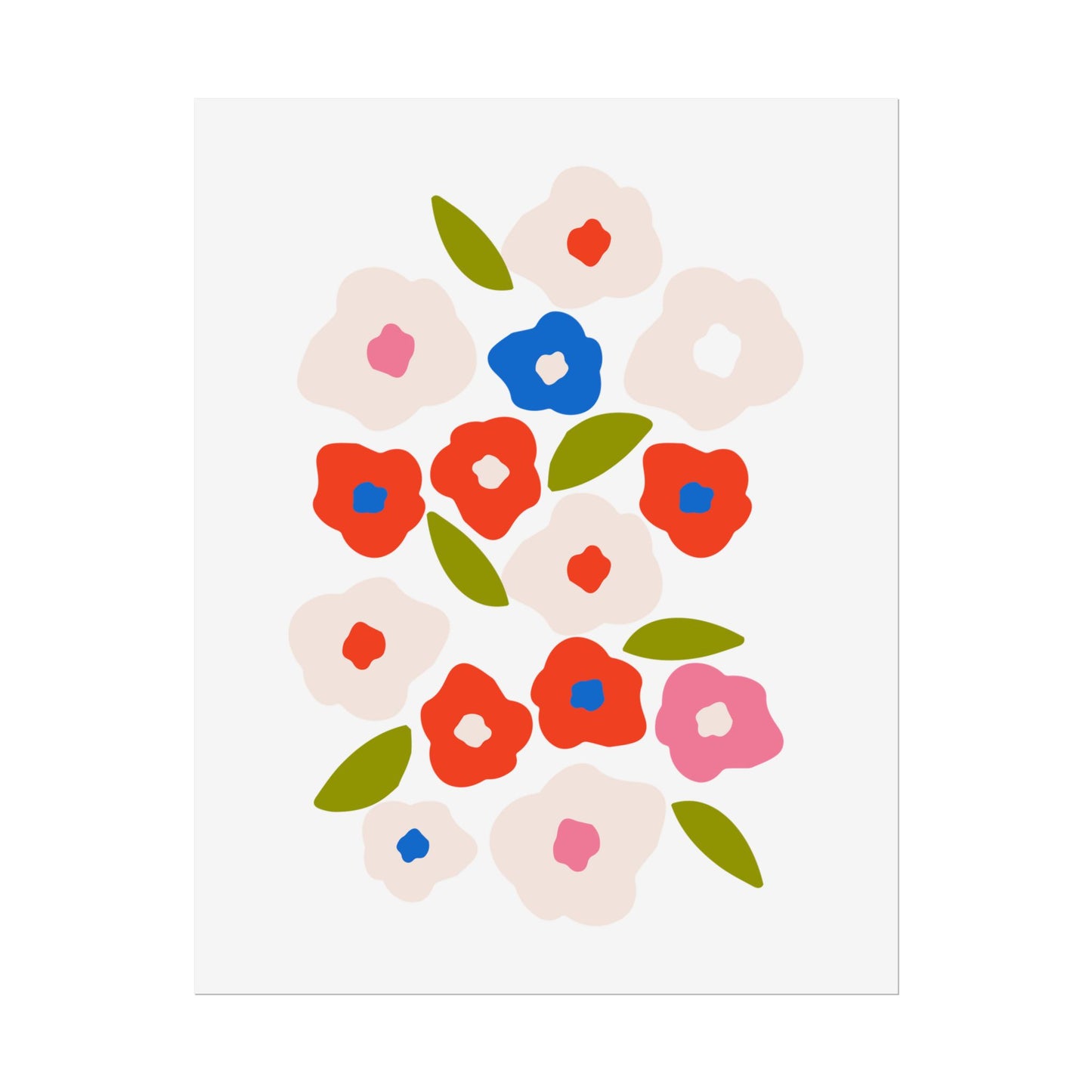 Mod Bloom Color Caravan Print