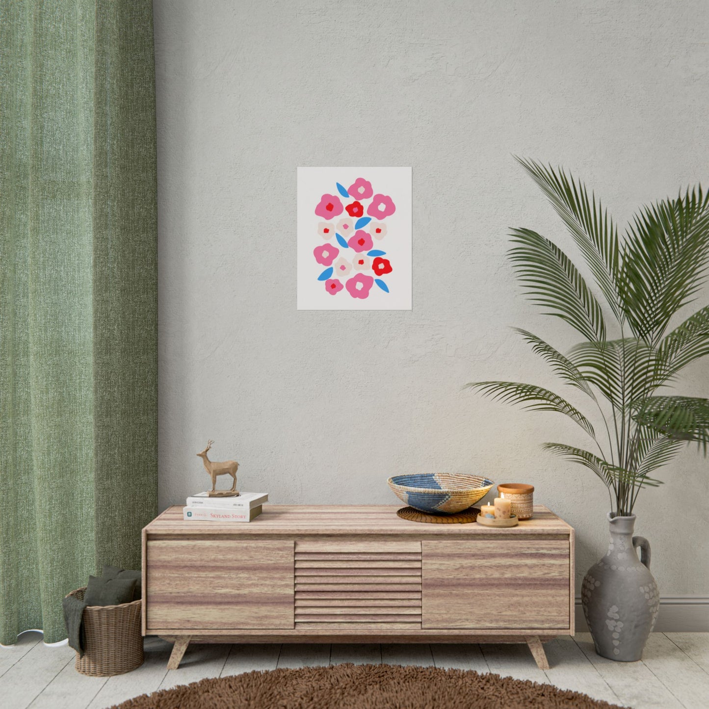 Mod Bloom Fresh Taffy Print
