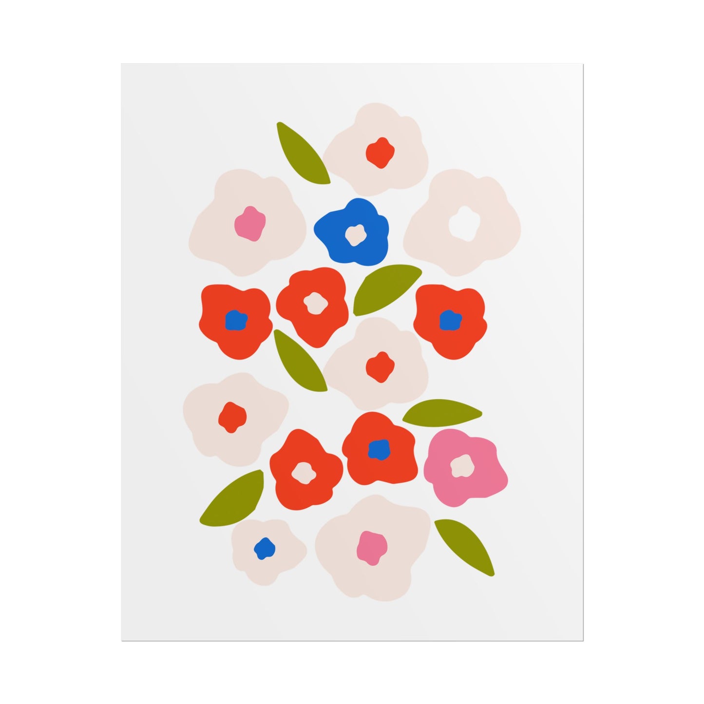 Mod Bloom Color Caravan Print