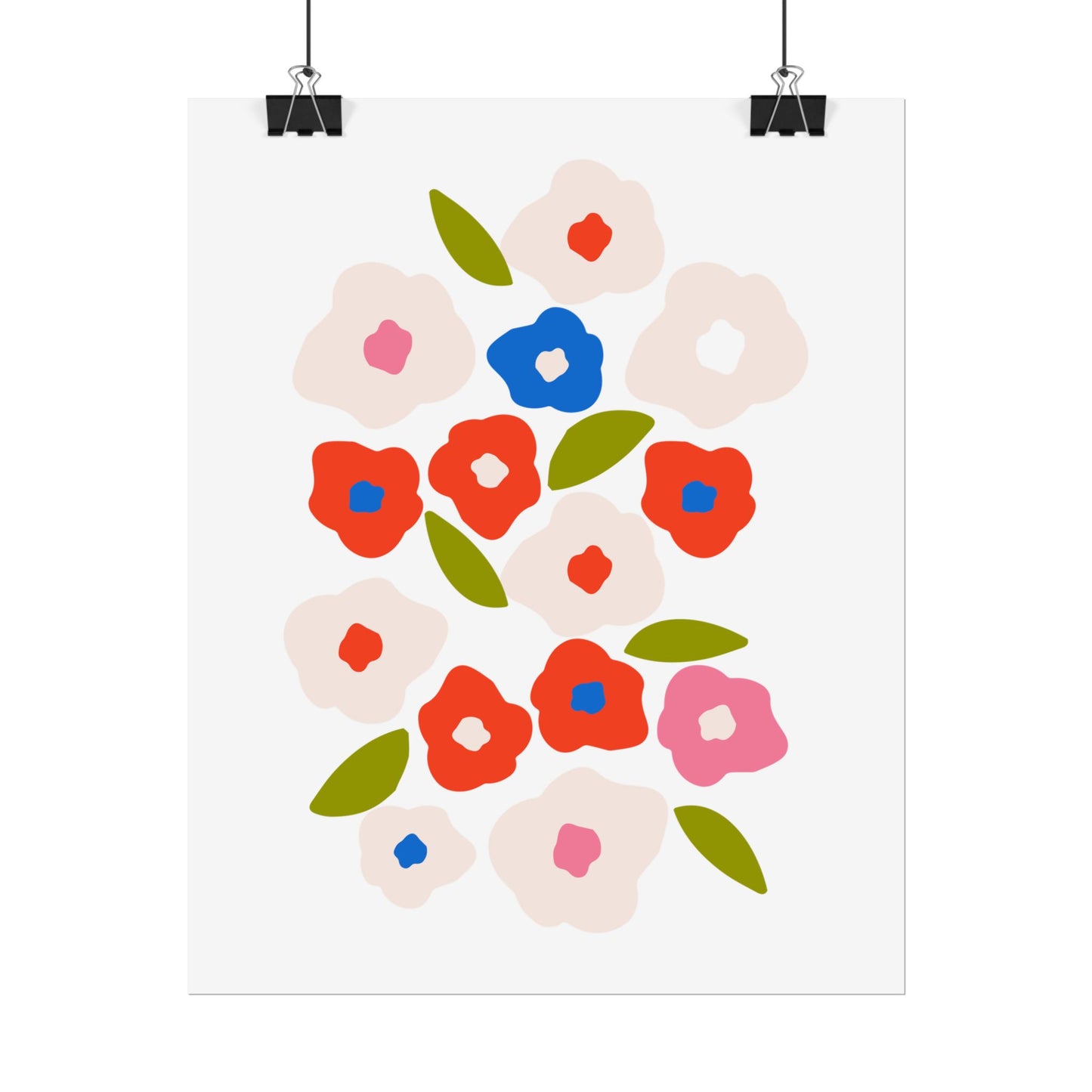 Mod Bloom Color Caravan Print