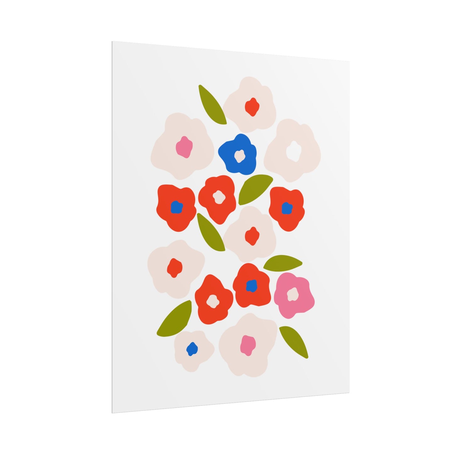 Mod Bloom Color Caravan Print