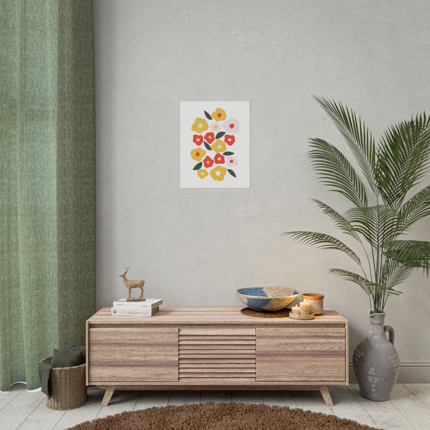 Mod Bloom Dreamhouse Print
