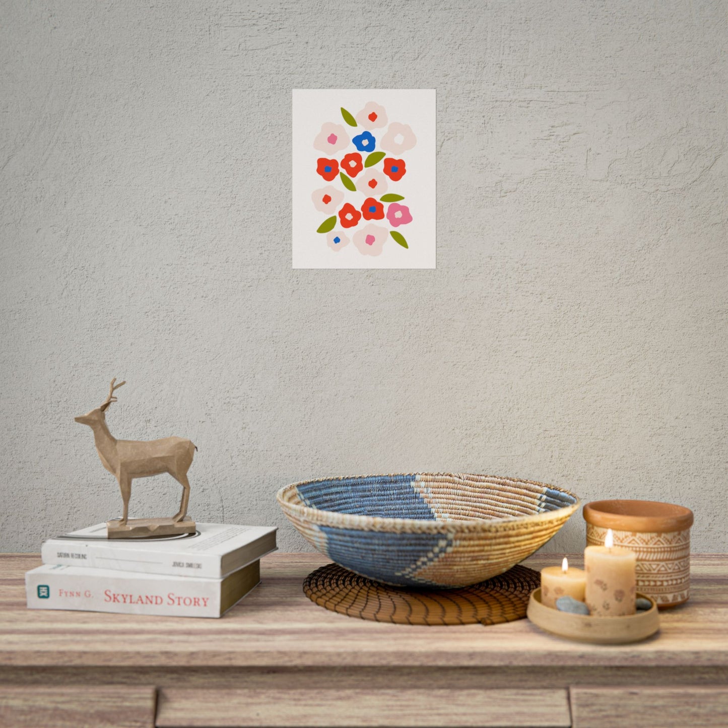 Mod Bloom Color Caravan Print