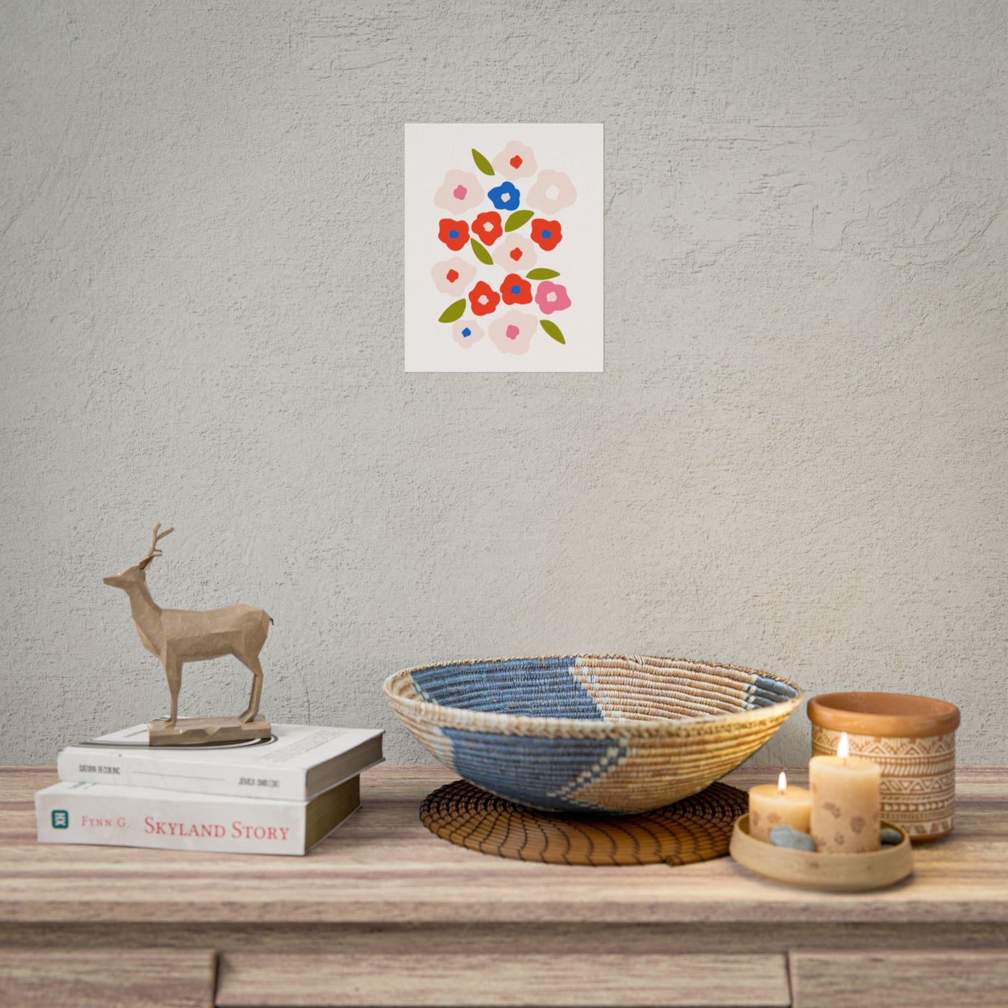 Mod Bloom Color Caravan Print