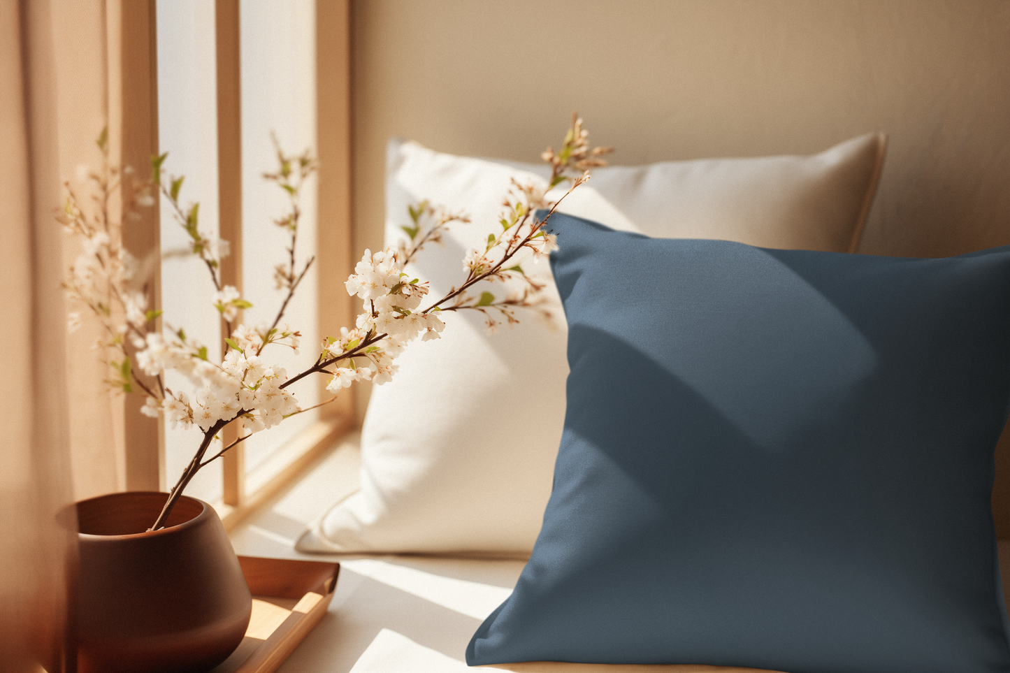 Indigo Shadow Pillow