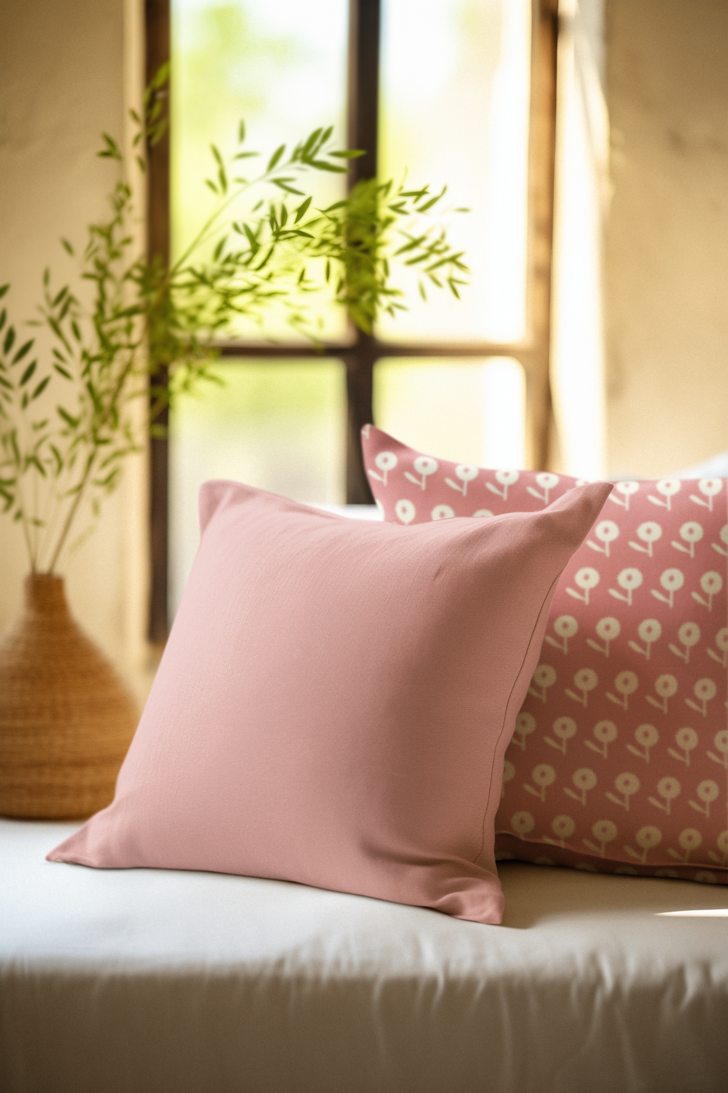 Golden Blush Pillow