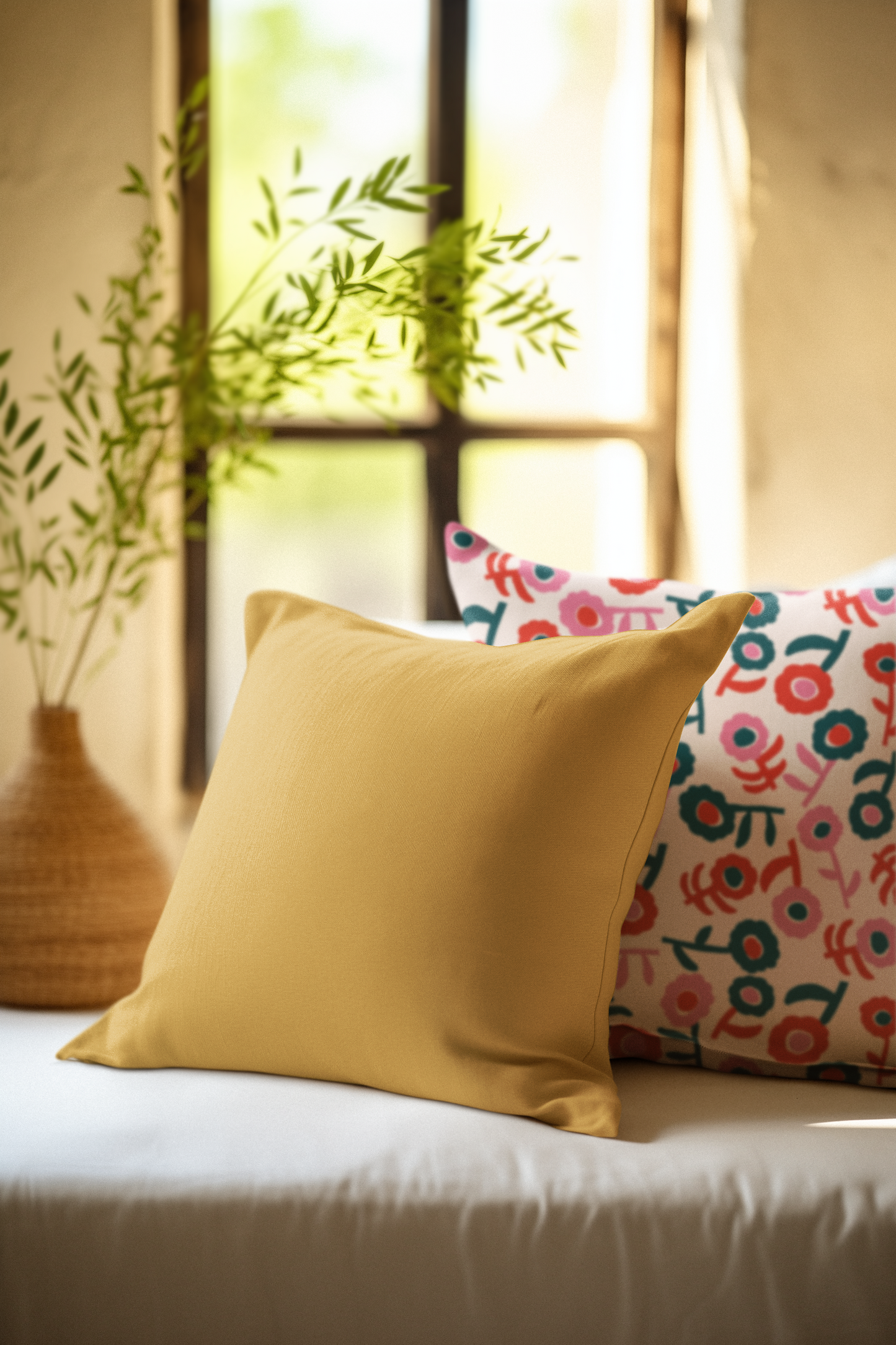 Saffron Clay Pillow