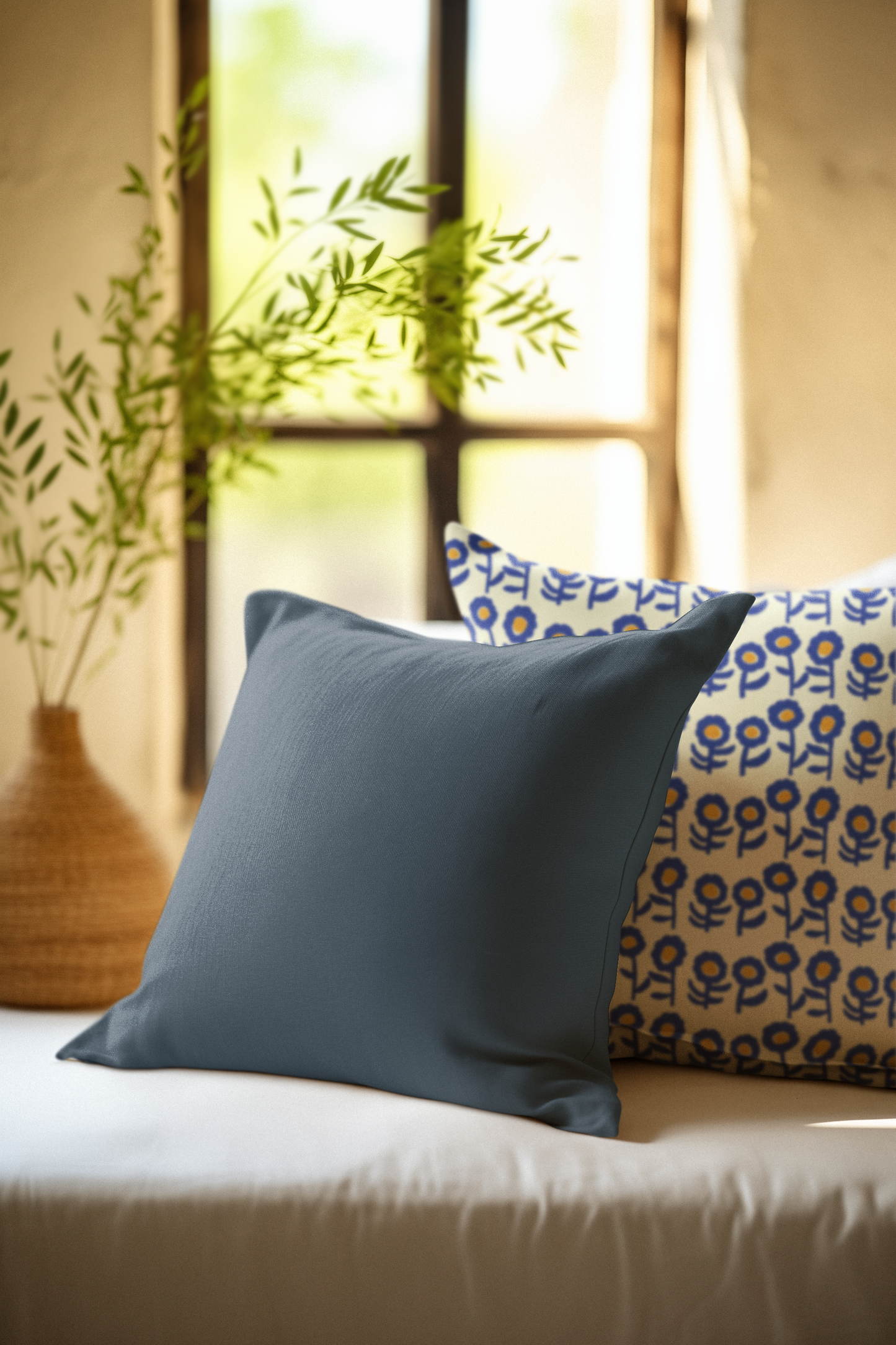 Indigo Shadow Pillow