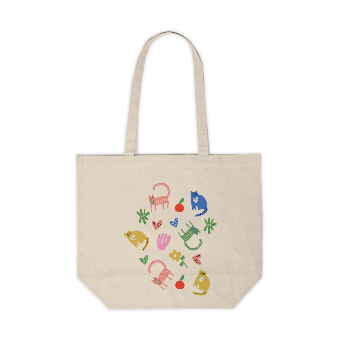 Cat Party Canvas Tote