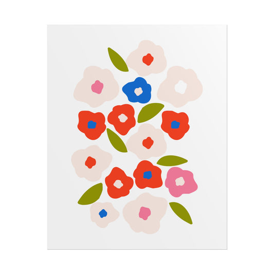 Mod Bloom Color Caravan Print
