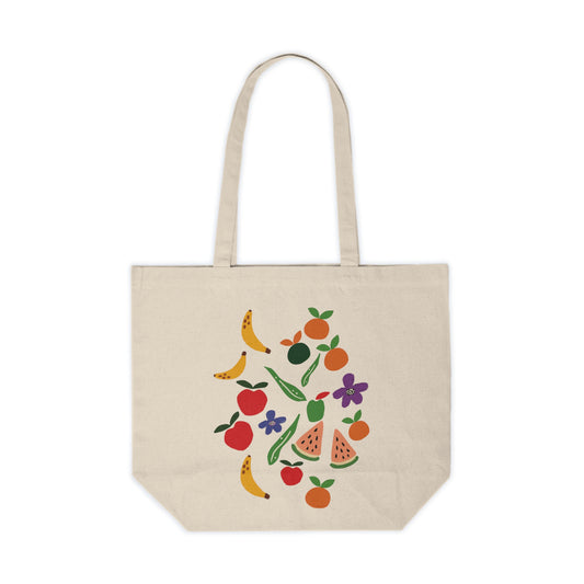 Fruit Basket Canvas Tote