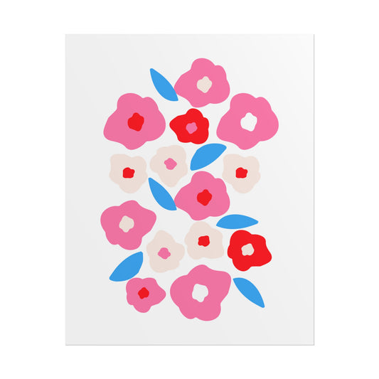Mod Bloom Fresh Taffy Print