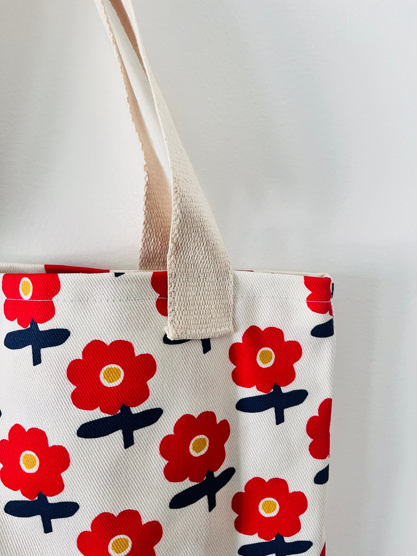 Petal Pop Red Tote