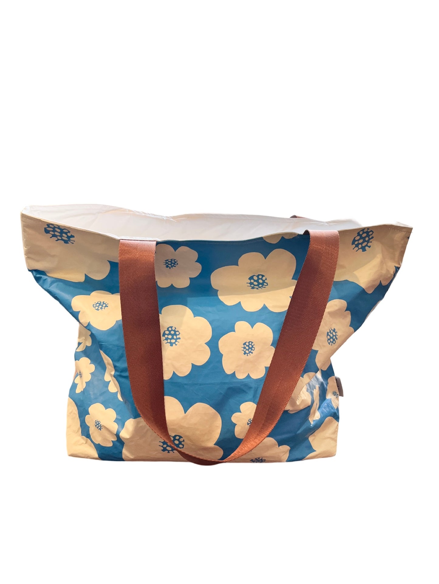 FLOWER BURST BLUE TOTE