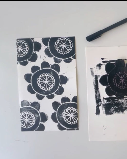 Polyblock (styrofoam) Printmaking Mini Course