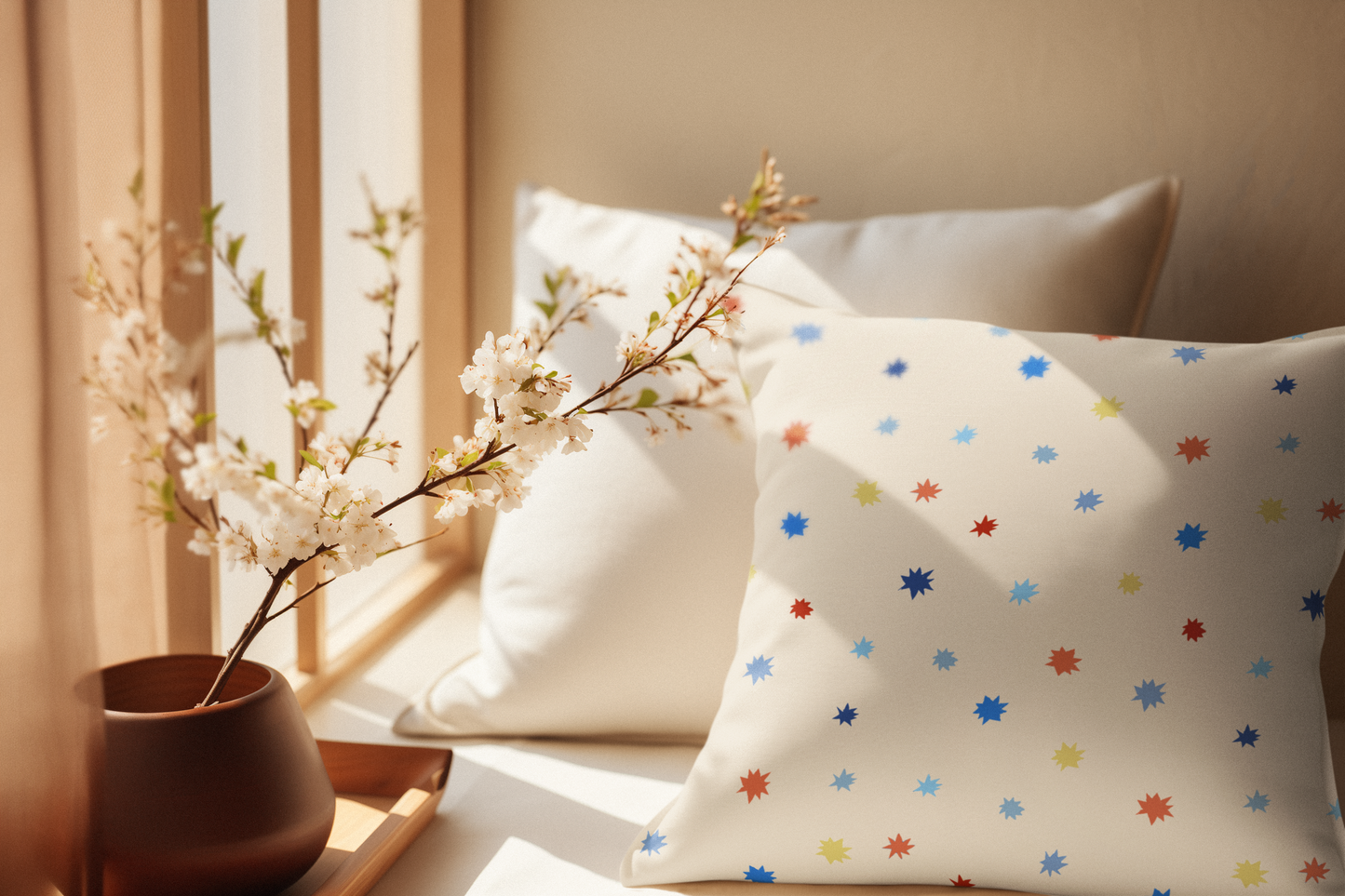Sun-Kissed Sprinkles Pillow - High Tide Primary