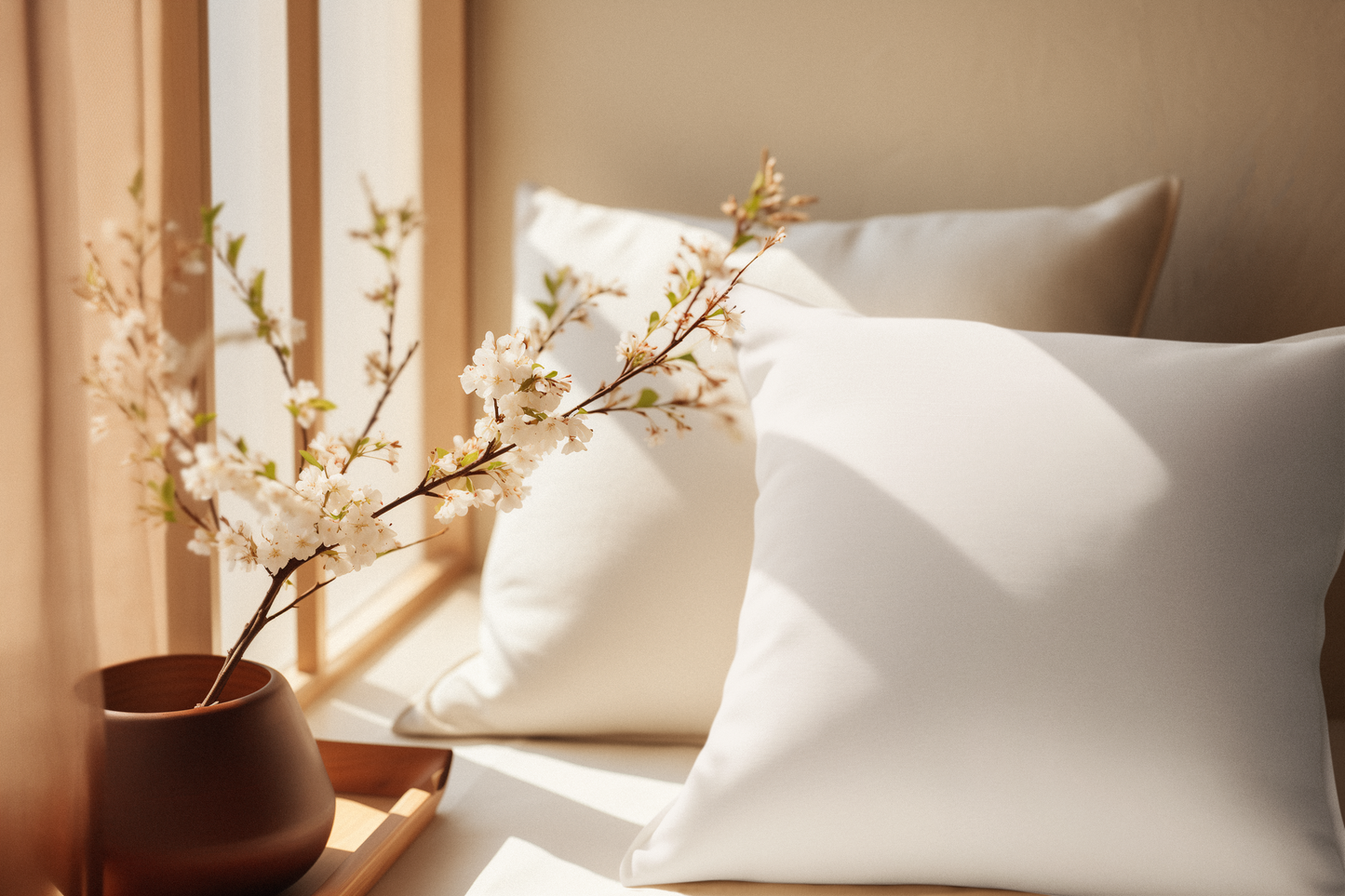 Petal Cream Pillow