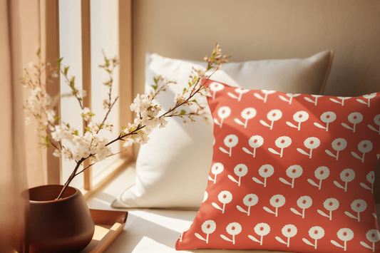 Soft Bloom Bloomscape Pillow