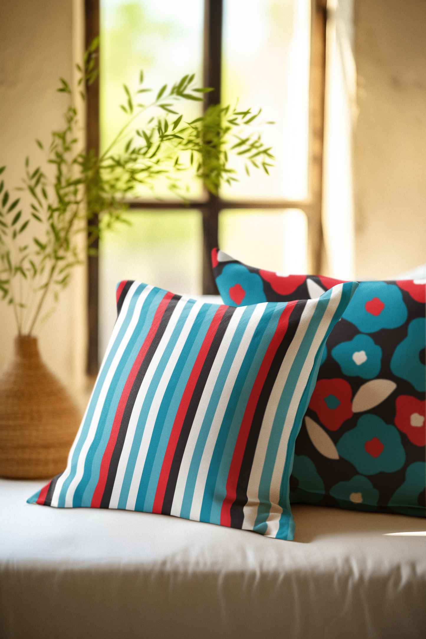 Stripe Parade - Turquoise Noir