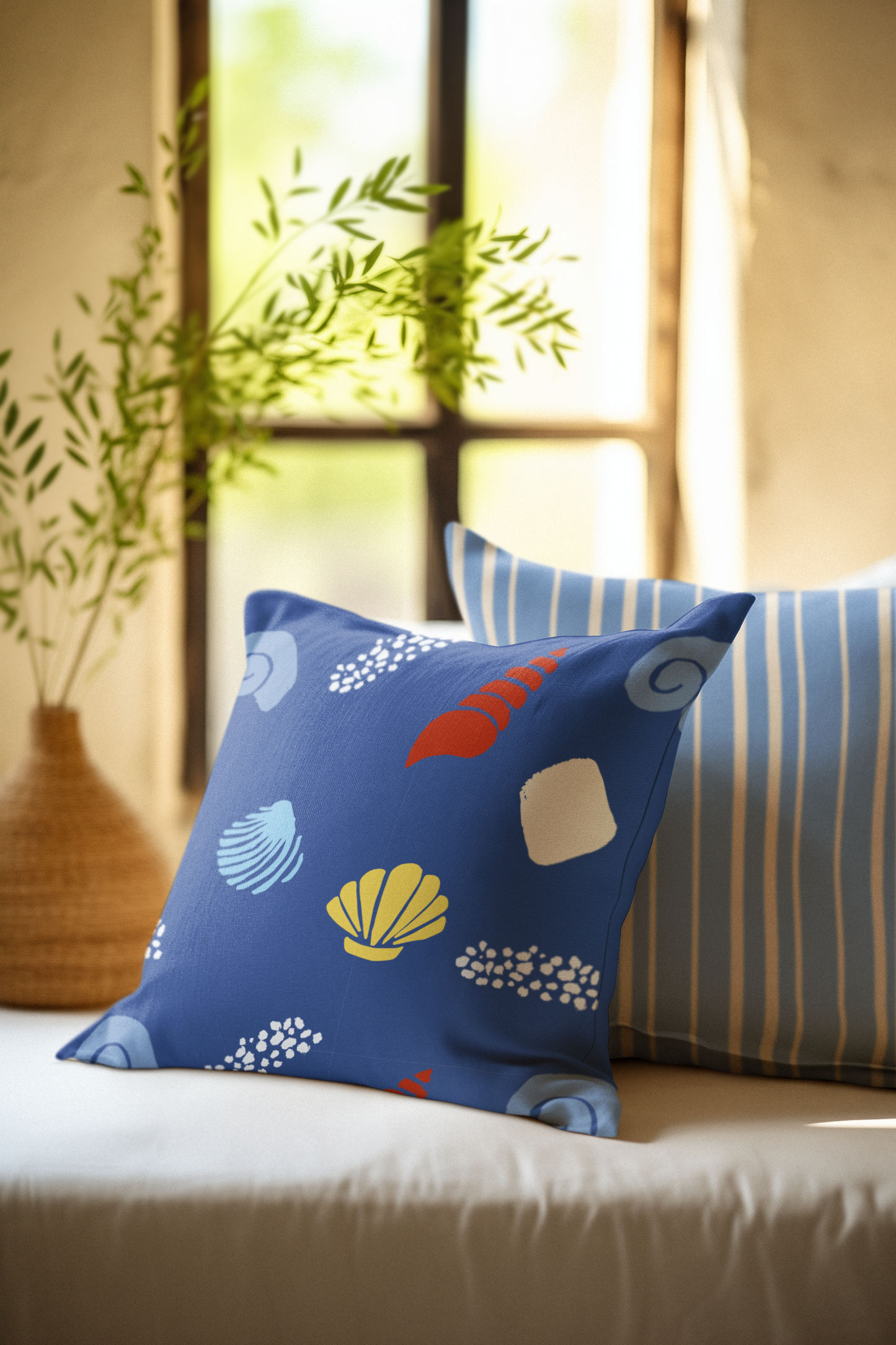 Shell Song Pillow - High Tide Primary
