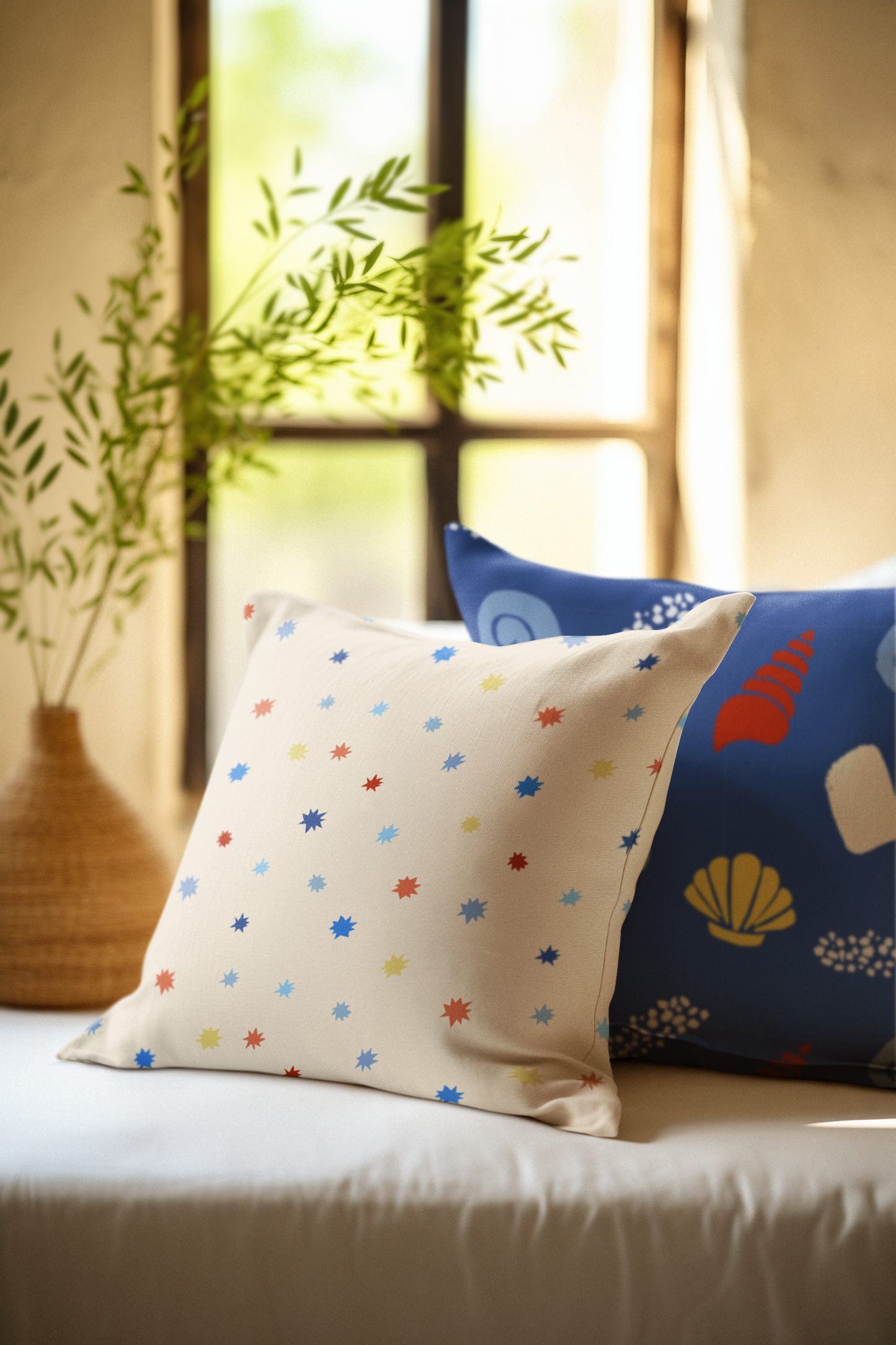 Sun-Kissed Sprinkles Pillow - High Tide Primary
