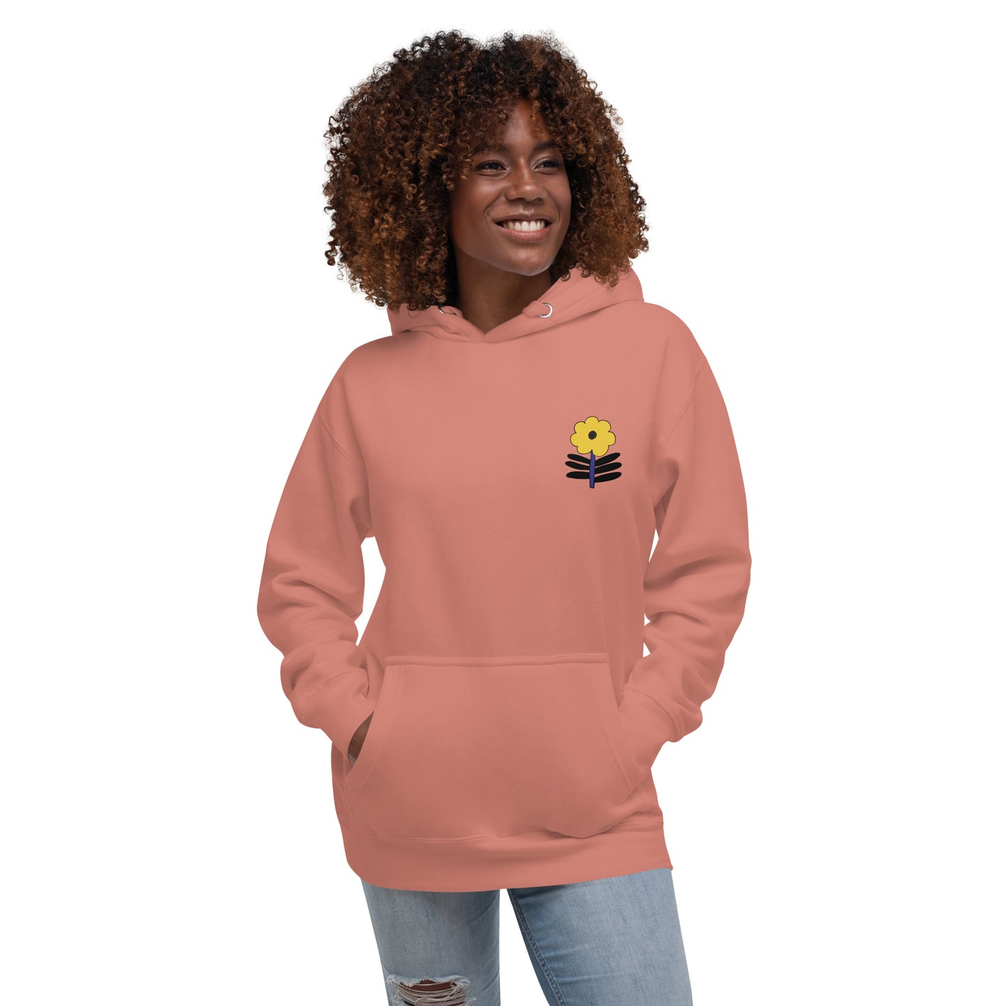 Mustard Flower Unisex Hoodie