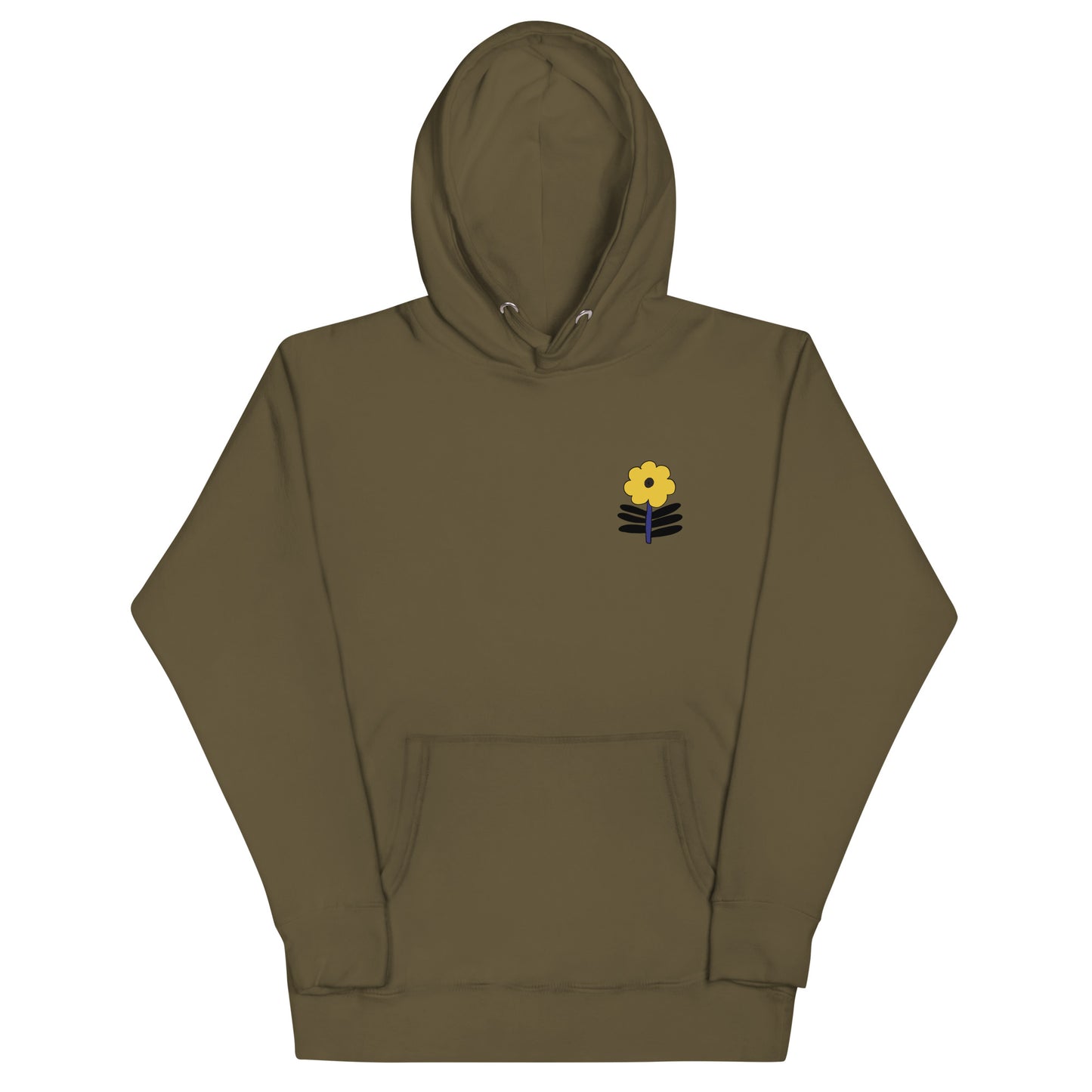 Mustard Flower Unisex Hoodie