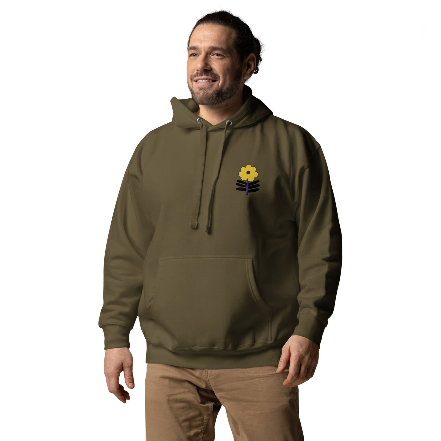 Mustard Flower Unisex Hoodie