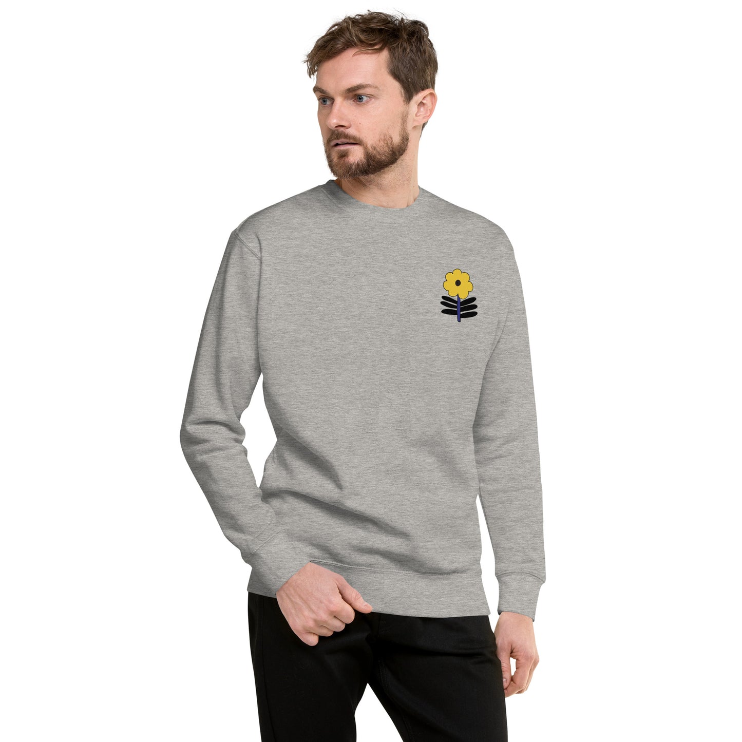 Mustard Flower Unisex Premium Sweatshirt