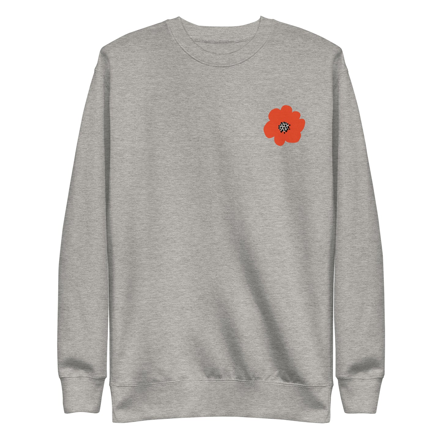 Red Flower Unisex Premium Sweatshirt