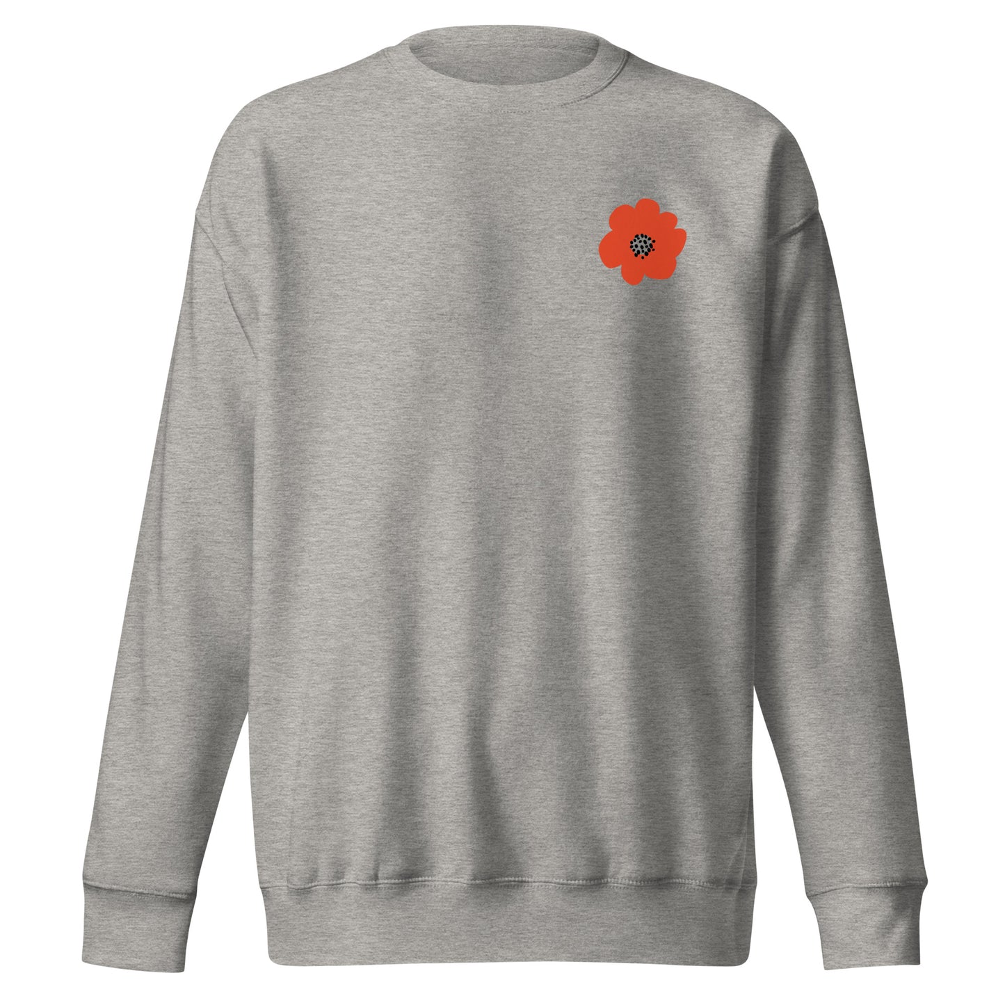 Red Flower Unisex Premium Sweatshirt