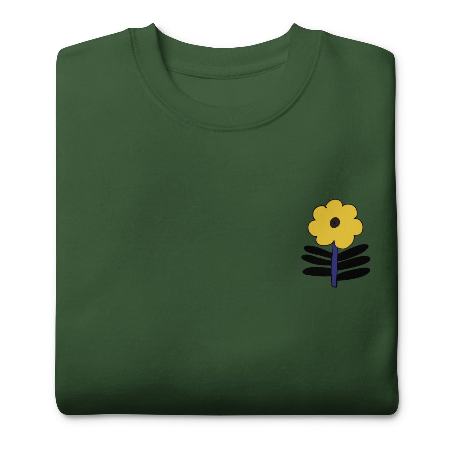 Mustard Flower Unisex Premium Sweatshirt