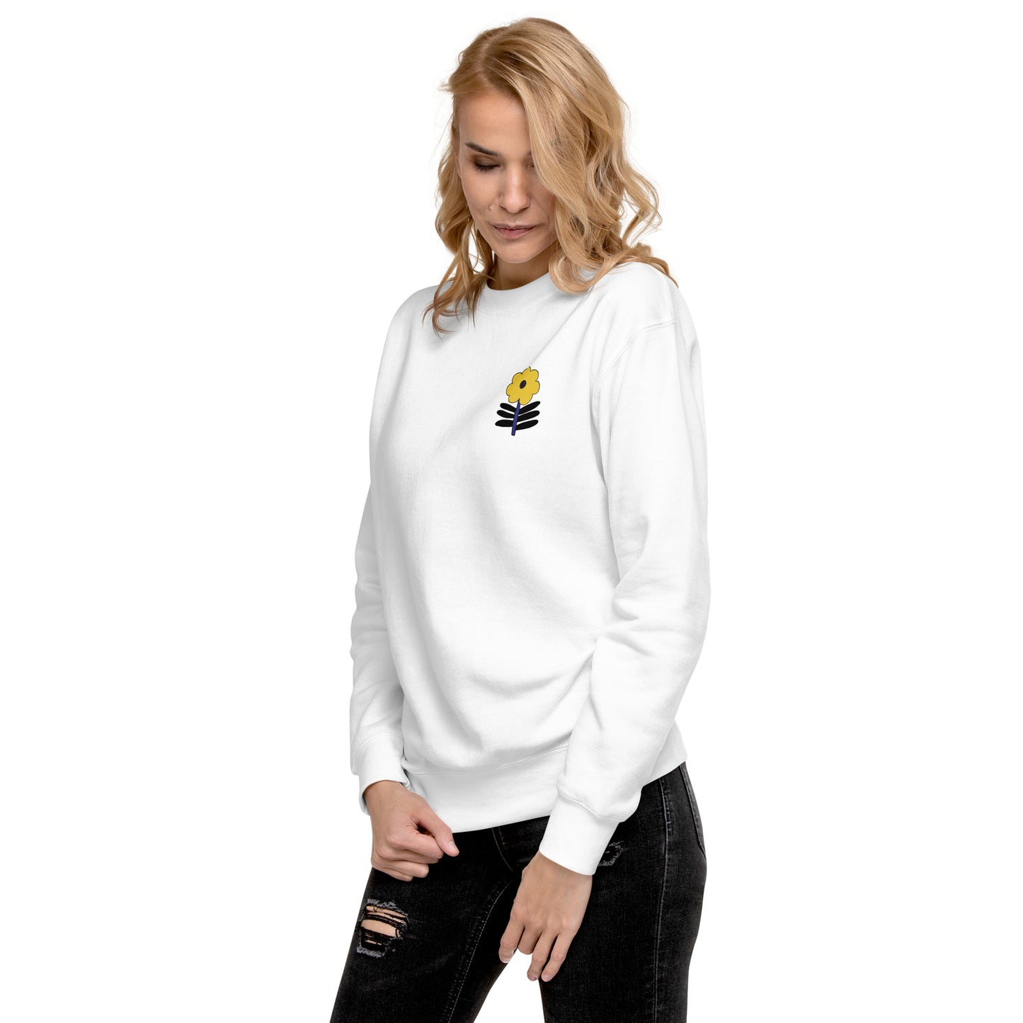 Mustard Flower Unisex Premium Sweatshirt